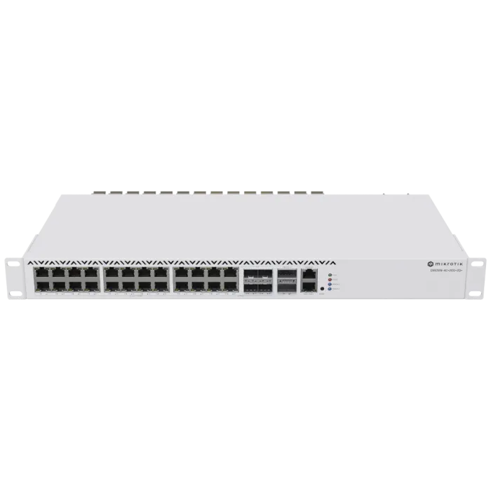 Комутатор 26 портів керований MikroTik CRS326-4C+20G+2Q+RM