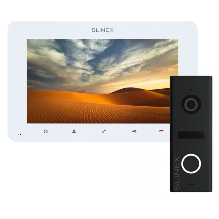 Комплект Slinex SM-07MHD білий + ML-16HD чорний