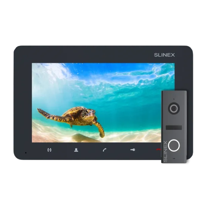 Комплект відеодомофона Slinex SM-07M Graphite + ML-17HD Graphite