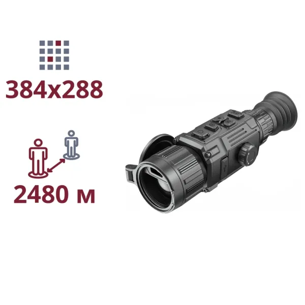 Тепловізійний приціл AGM RattlerV3 LRF 35-384