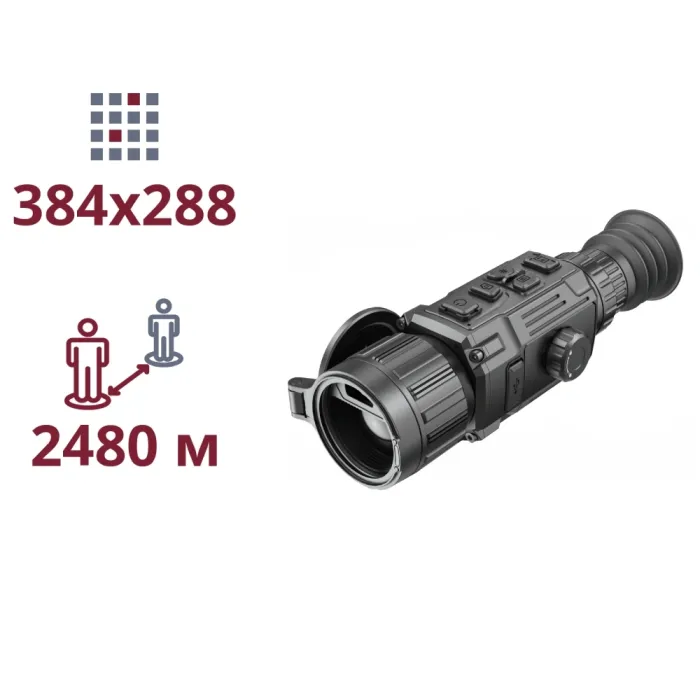 Тепловізійний приціл AGM RattlerV3 LRF 35-384