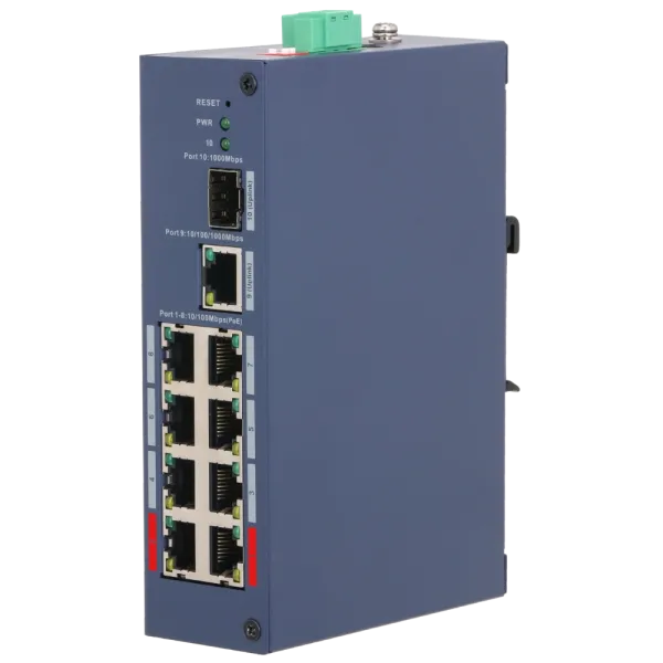 Комутатор 10 портів керований Dahua DH-CHS4110-8ET-110 PoE