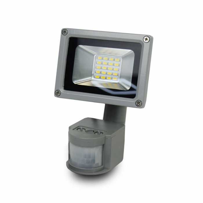LED-прожектор Lightwell LW-10W-220PIR (розпродаж 753) з датчиком руху