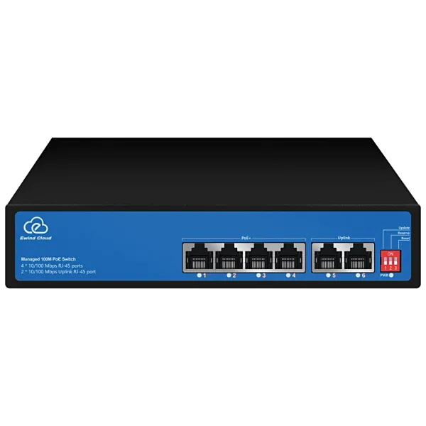 Комутатор 6 портів некерований Ewind EW-ES2006CF-AP PoE