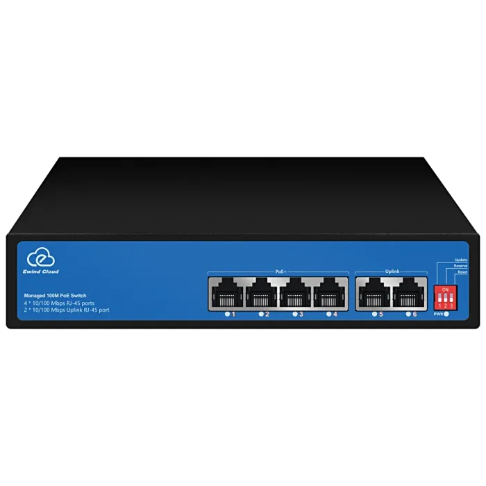 Комутатор 6 портів некерований Ewind EW-ES2006CF-AP PoE