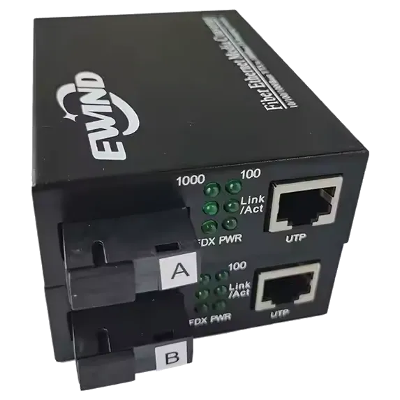 Медіаконвертер Ewind EW-810GS-20A/B 1000M