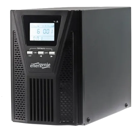 Джерело безперебійного живлення під акумулятор EnerGenie EG-UPSO-1000 1000ВA чиста синусоїда