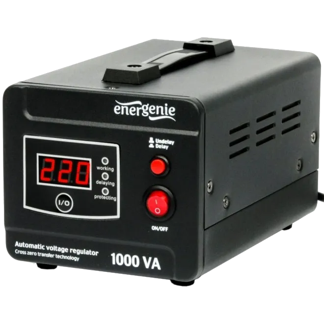 Автоматичний регулятор EnerGenie EG-AVR-D1000-01 1000ВА