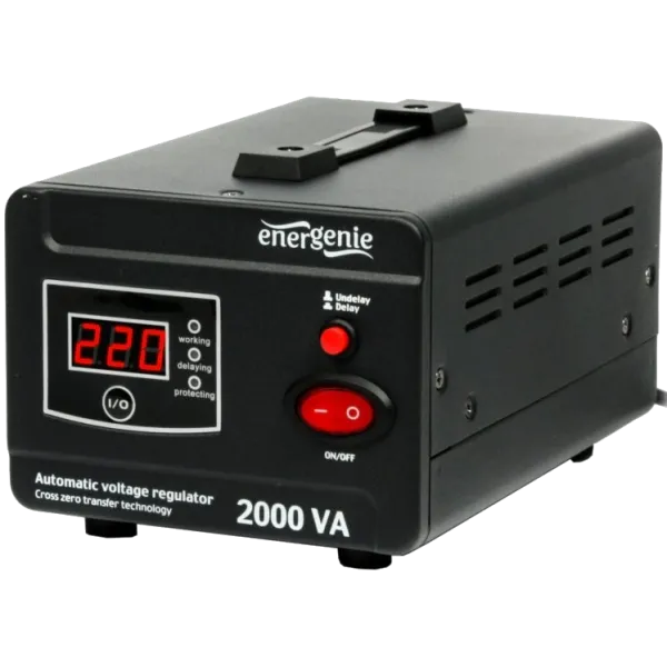 Автоматичний регулятор EnerGenie EG-AVR-D2000-01 2000ВА