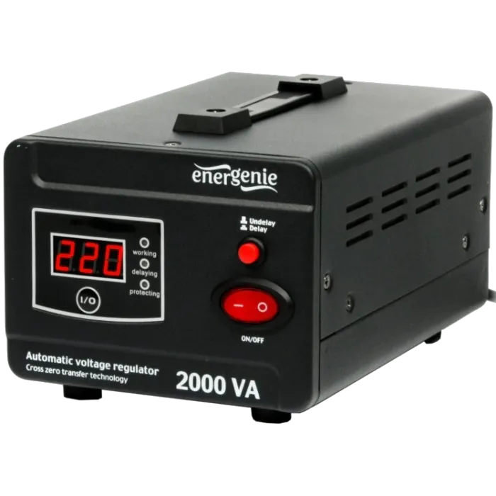 Автоматичний регулятор EnerGenie EG-AVR-D2000-01 2000ВА