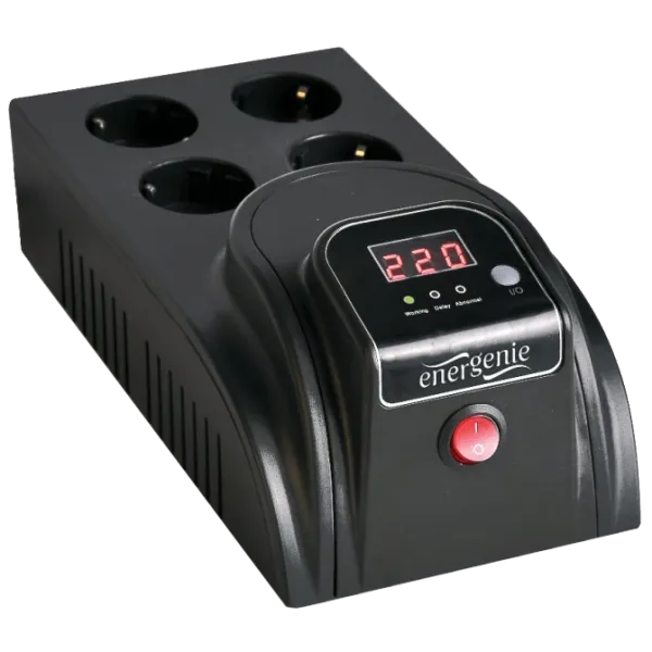 Автоматичний регулятор EnerGenie EG-AVR-E1000-01 1000ВА