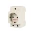 Розетка на DIN-рейку e.socket.pro.din.tms 230 Взз/к Enext