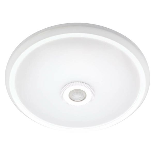 Світильник світлодіодний стельовий з датчиком руху e.sensor.LED.77.12.4000 (білий), 12 Вт, 4000К, 360°, IP20