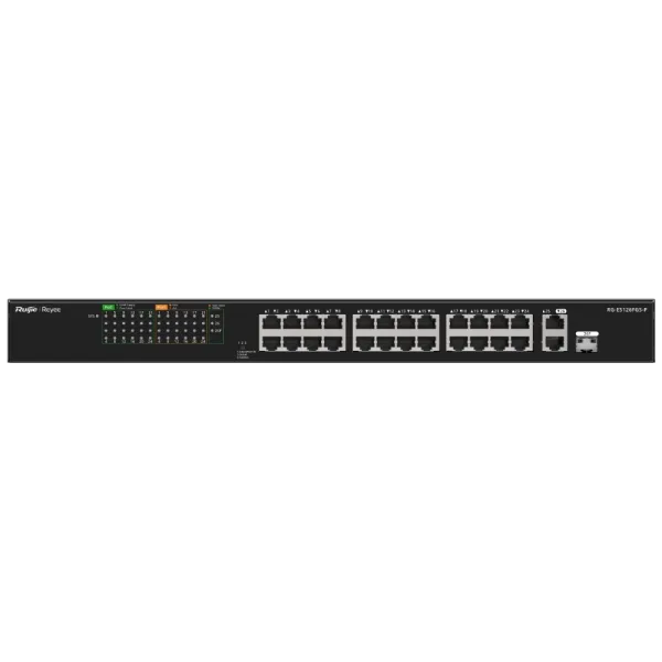 Комутатор 26 портів некерований Ruijie Reyee RG-ES126FGS-P PoE