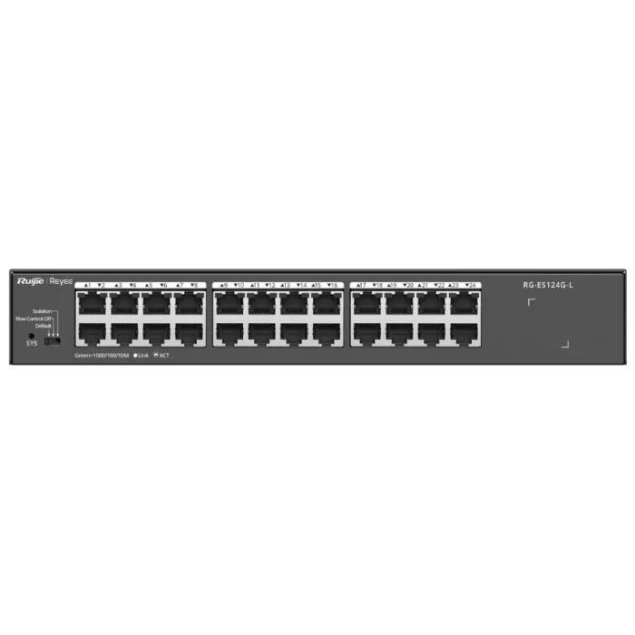 Комутатор 24 порти некерований Ruijie Reyee RG-ES124G-L