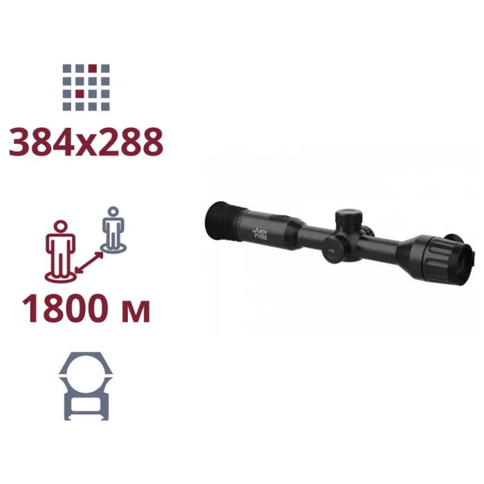 Тепловізійний приціл AGM Adder TS35-384