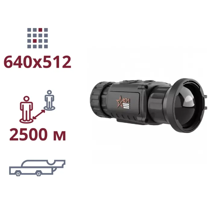 Тепловізійна насадка на приціл AGM Rattler TC50-640