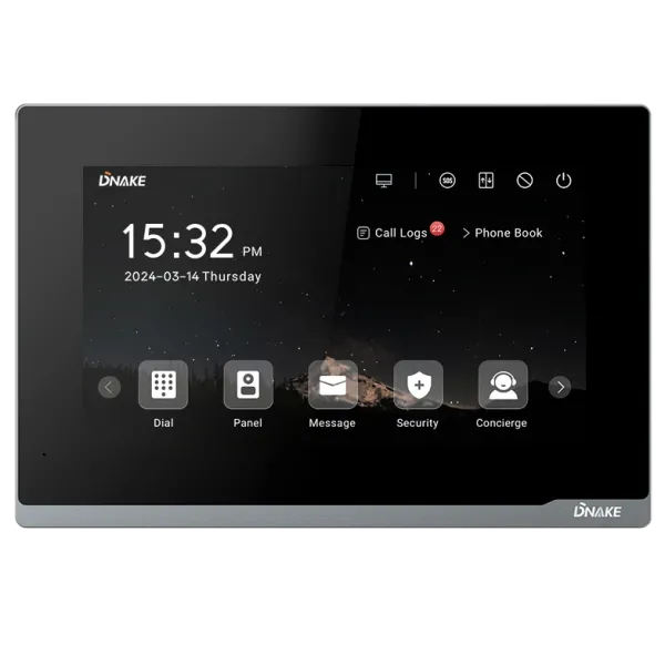 Відеодомофон з Wi-Fi Dnake E217W 7" Linux