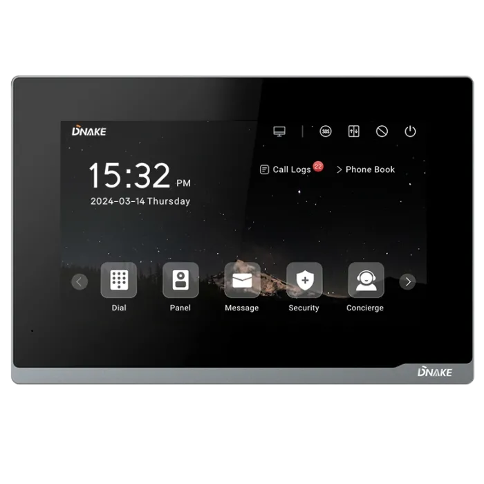 Відеодомофон з Wi-Fi Dnake E217W 7" Linux
