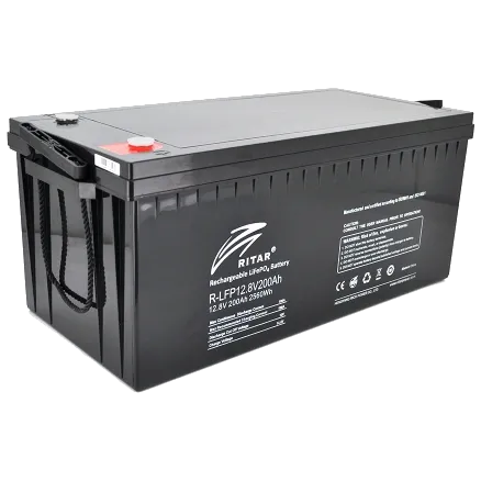Літієва акумуляторна батарея Ritar R-LFP12.8V200Ah 12.8В 200А•год 200А
