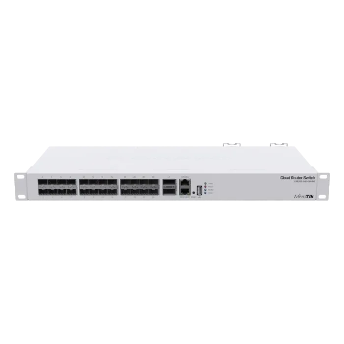 Комутатор 24 порти керований MikroTik CRS326-24S+2Q+RM