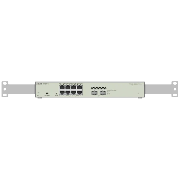 Комутатор 10 портів керований Ruijie Reyee RG-NBS3100-8GT2SFP-P V2 POE L2