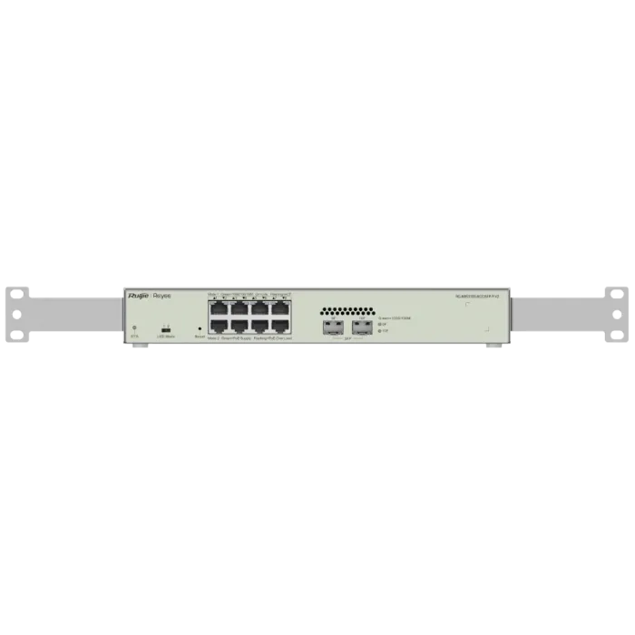 Комутатор 10 портів керований Ruijie Reyee RG-NBS3100-8GT2SFP-P V2 POE L2
