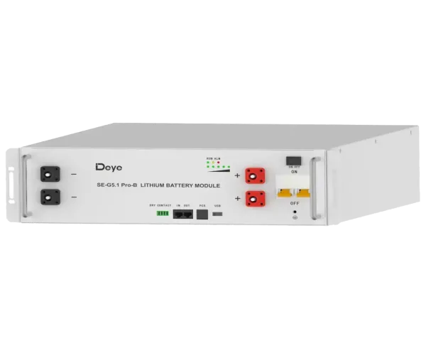 Літієва акумуляторна батарея Deye SE-G5.1 Pro-B 51.2В 100А•год 100А