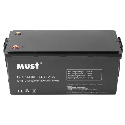 Літієва акумуляторна батарея Must LP15-24200 25.6В 200А•г