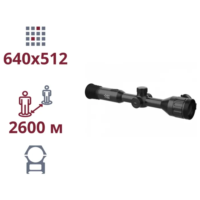 Тепловізійний приціл AGM Adder TS50-640