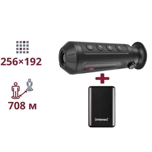 ТЕПЛОВІЗІЙНИЙ МОНОКУЛЯР ТА ПОВЕРБАНК AGM Taipan TM15-256 + INTENSO Powerbank 2 000 мА•г