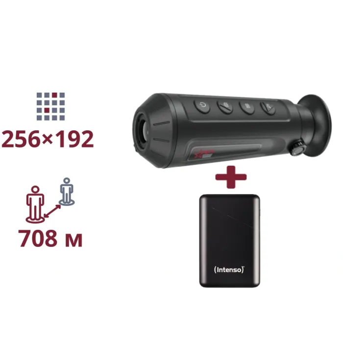 ТЕПЛОВІЗІЙНИЙ МОНОКУЛЯР ТА ПОВЕРБАНК AGM Taipan TM15-256 + INTENSO Powerbank 2 000 мА•г