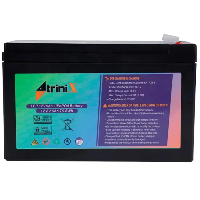 Акумуляторна батарея TRINIX LFP 12V6Ah LiFePo4