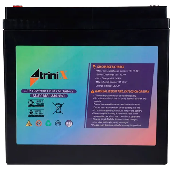 Акумуляторна батарея TRINIX LFP 12V18Ah LiFePo4
