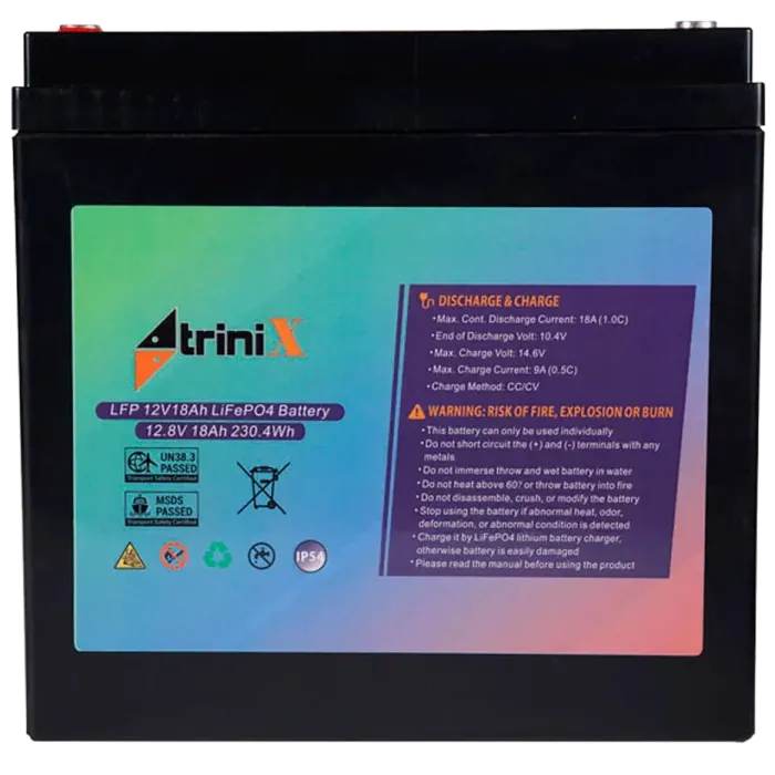 Акумуляторна батарея TRINIX LFP 12V18Ah LiFePo4