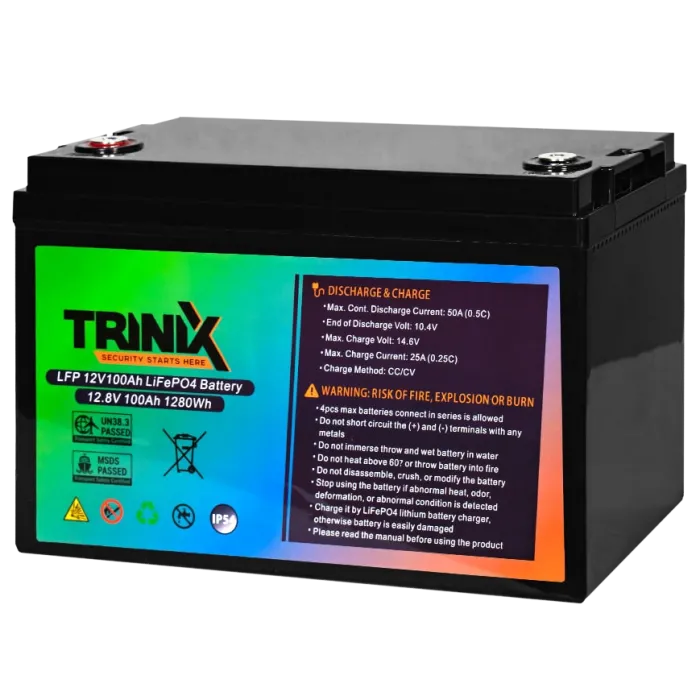 Акумуляторна батарея TRINIX LiFePo4 100 Ah 12V