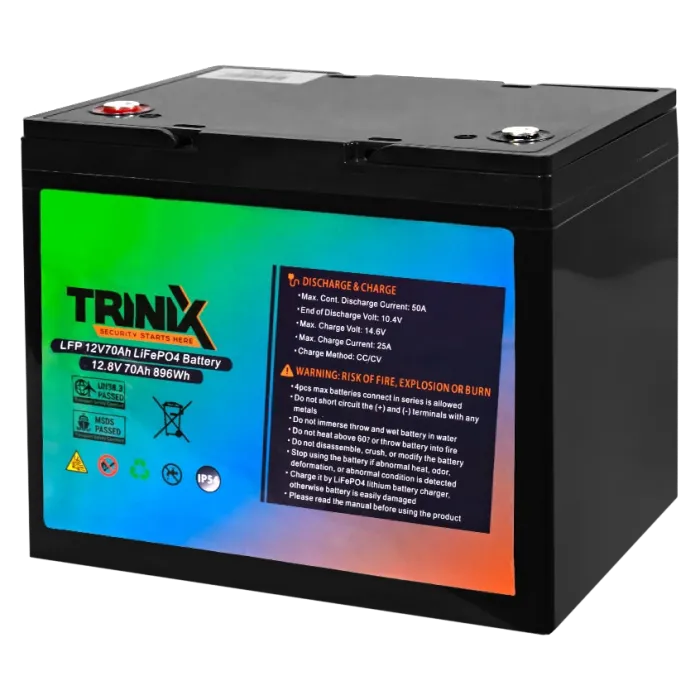 Акумуляторна батарея TRINIX LFP 12V70Ah LiFePo4