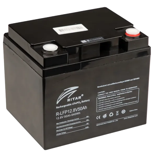 Акумуляторна батарея з bluetooth Ritar R-LFP12.8V50AH