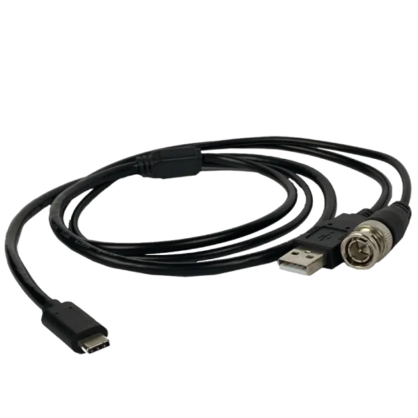 Кабель для виводу аналогового зображення з монокулярів AGM BNC + USB - Type C 1м