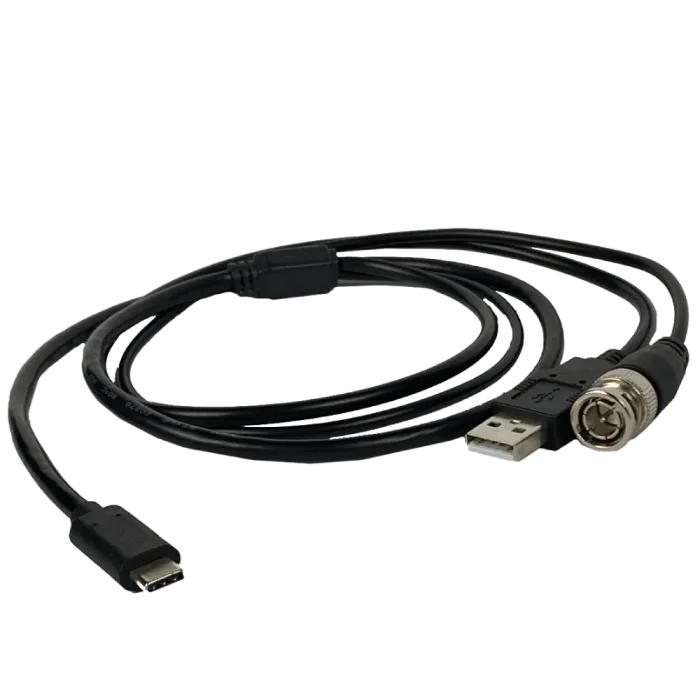 Кабель для виводу аналогового зображення з монокулярів AGM BNC + USB - Type C 1м
