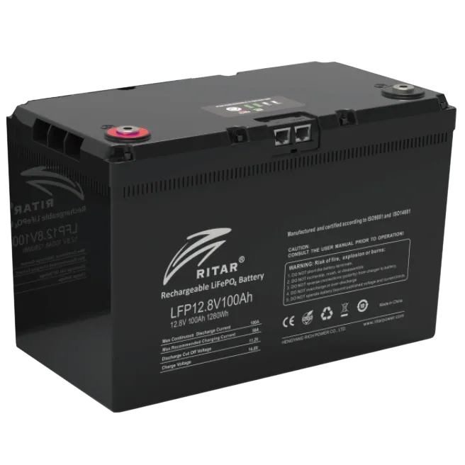 Акумуляторна батарея з bluetooth Ritar LFP12.8V100AHG24