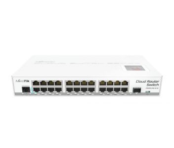 24-портовий Cloud керований комутатор MikroTik CRS125-24G-1S-IN
