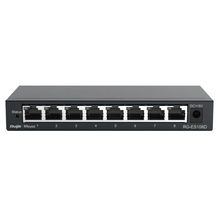 8-портовий 100Мб комутатор Ruijie Reyee RG-ES108D
