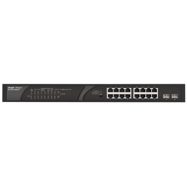 Комутатор 18 портів некерований Ruijie Reyee RG-ES118GS-P PoE