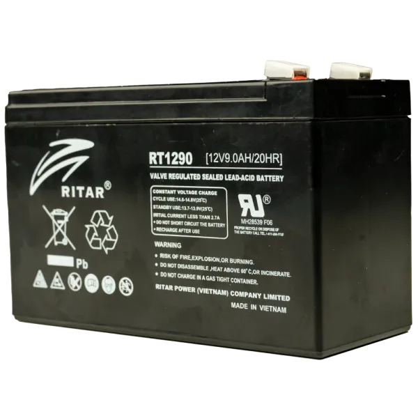 Свинцево-кислотна акумуляторна батарея Ritar RT1290 9А•г 12В