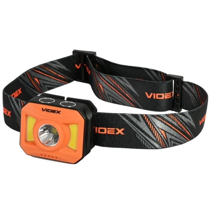 Налобний світлодіодний ліхтарик VIDEX VLF-H085-OR 400Lm 5000K