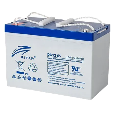 Свинцево-кислотна акумуляторна батарея RITAR DG12-65 65A•год 12В гелева