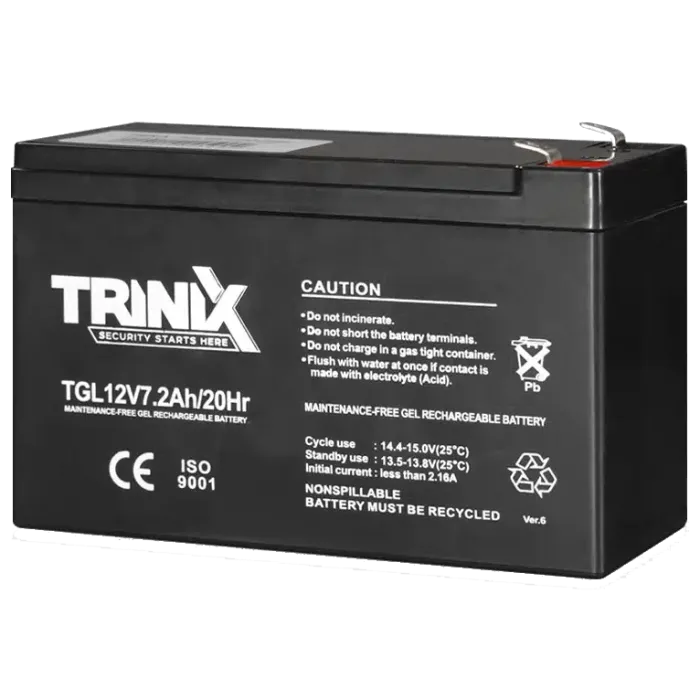 Акумуляторна батарея гелева Trinix TGL12V7.2Ah/20Hr GEL