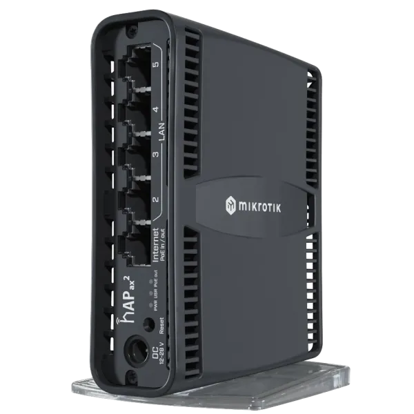 Wi-Fi роутер Mikrotik hAP ax² (C52iG-5HaxD2HaxD-TC) WiFi 6