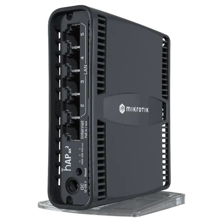 Wi-Fi роутер Mikrotik hAP ax² (C52iG-5HaxD2HaxD-TC) WiFi 6